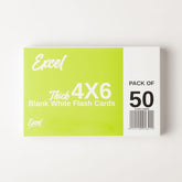 Flash Cards 6x4 Blank