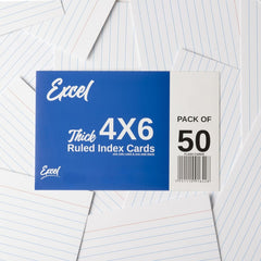 Flash Cards 6x4 Ruled