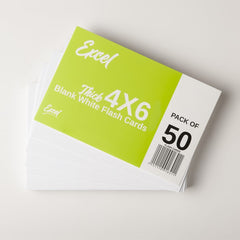Flash Cards 6x4 Blank
