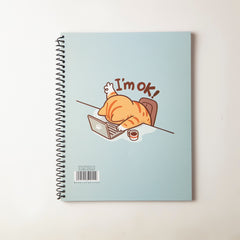 A4 160 Page Spiral Notebook