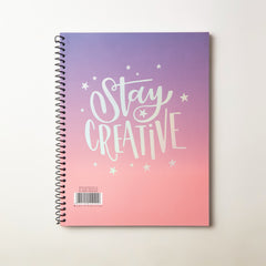 A4 200 Page Spiral Notebook